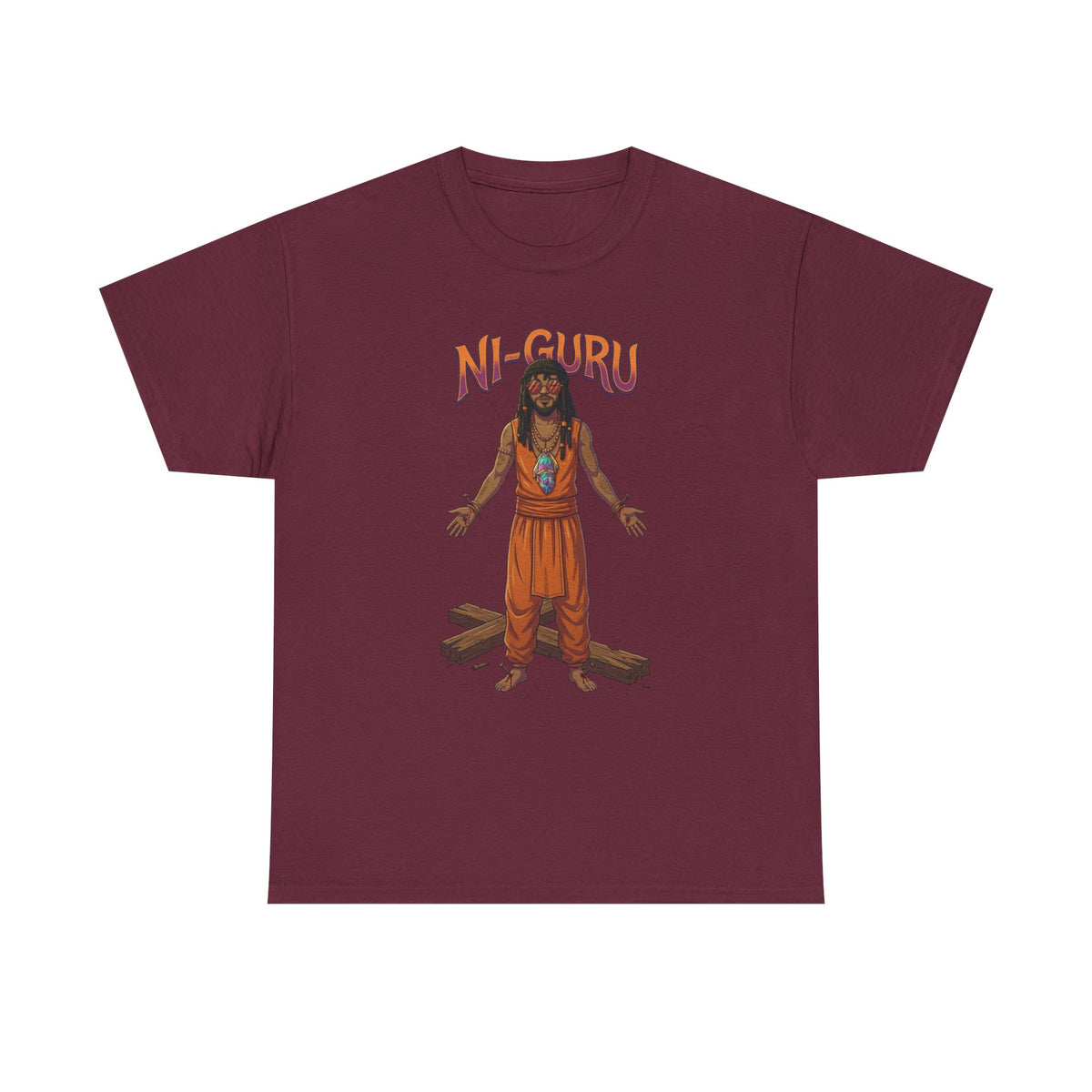Ni-Guru Graphic Tee — Spiritual Guru Illustration T-Shirt