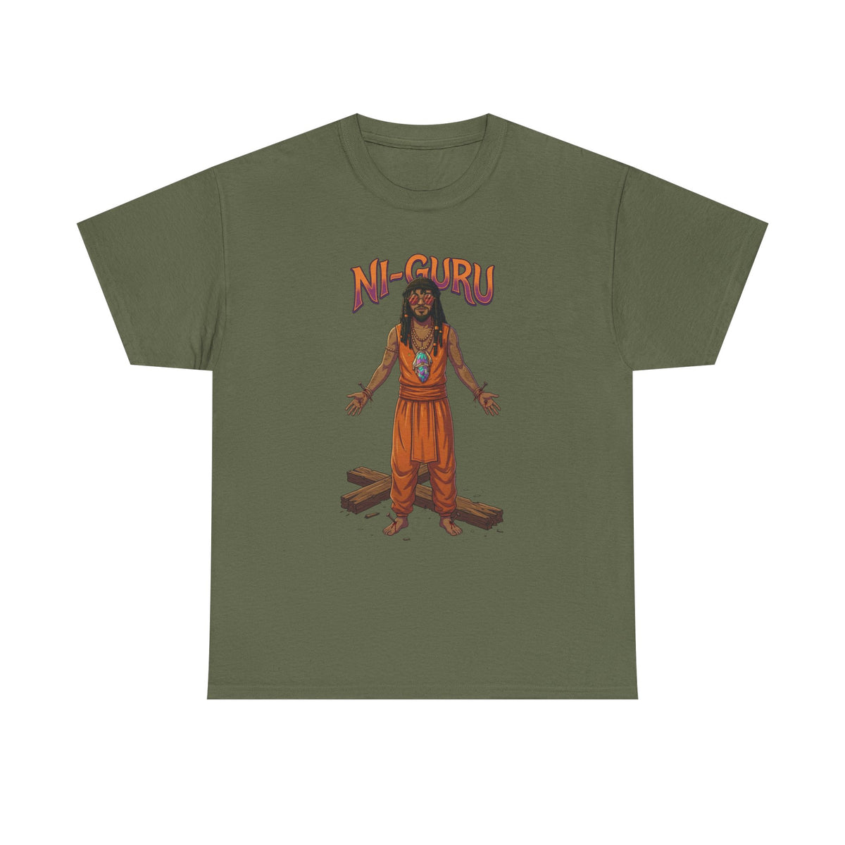 Ni-Guru Graphic Tee — Spiritual Guru Illustration T-Shirt