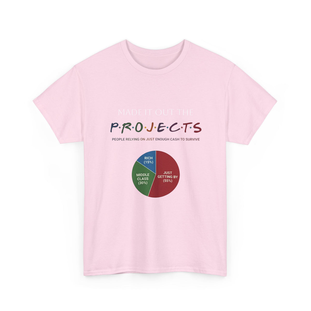 PROJECTS Graphic Tee — Minimalist 'P.R.O.J.E.C.T.S' Text Shirt