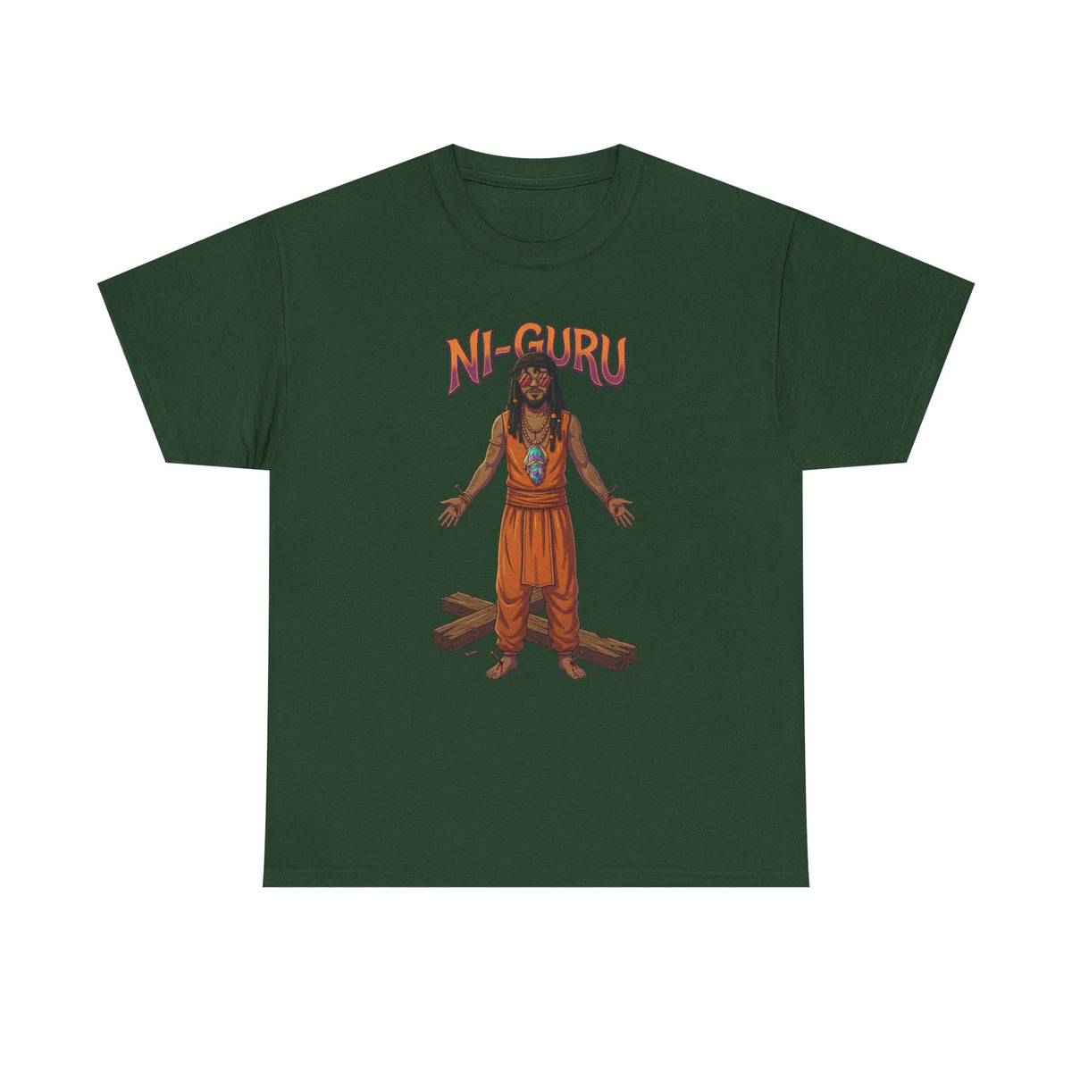 Ni-Guru Graphic Tee — Spiritual Guru Illustration T-Shirt