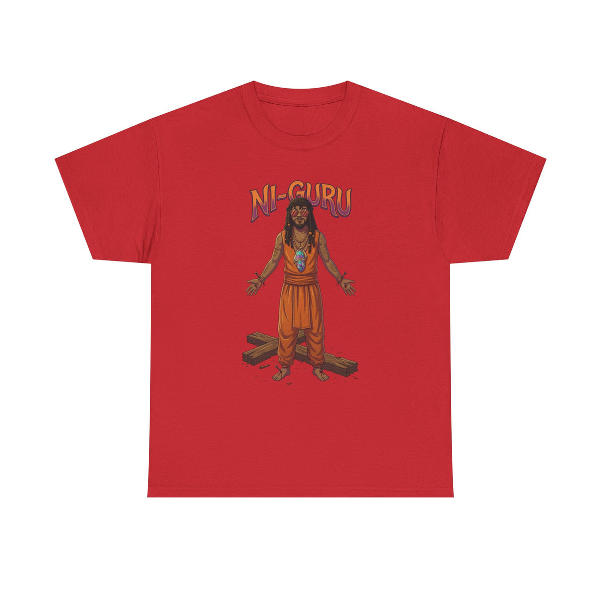 Ni-Guru Graphic Tee — Spiritual Guru Illustration T-Shirt