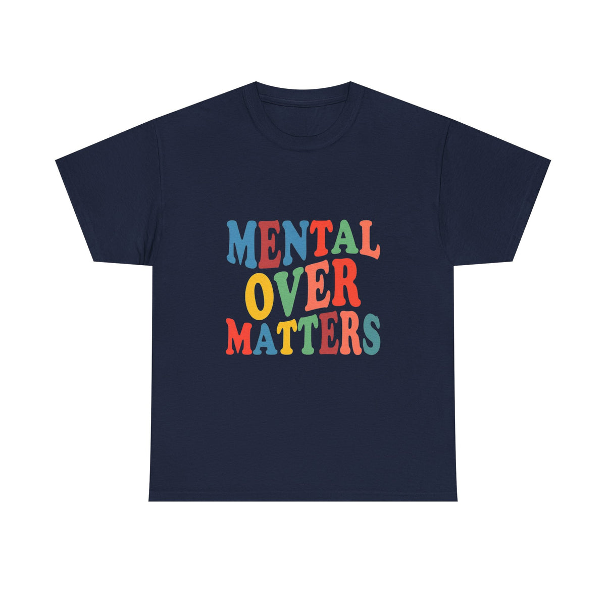 "Mental Over Matters" Colorful Mental Health Graphic Tee (See No Evil / Hear No Evil / Fear No Evil)