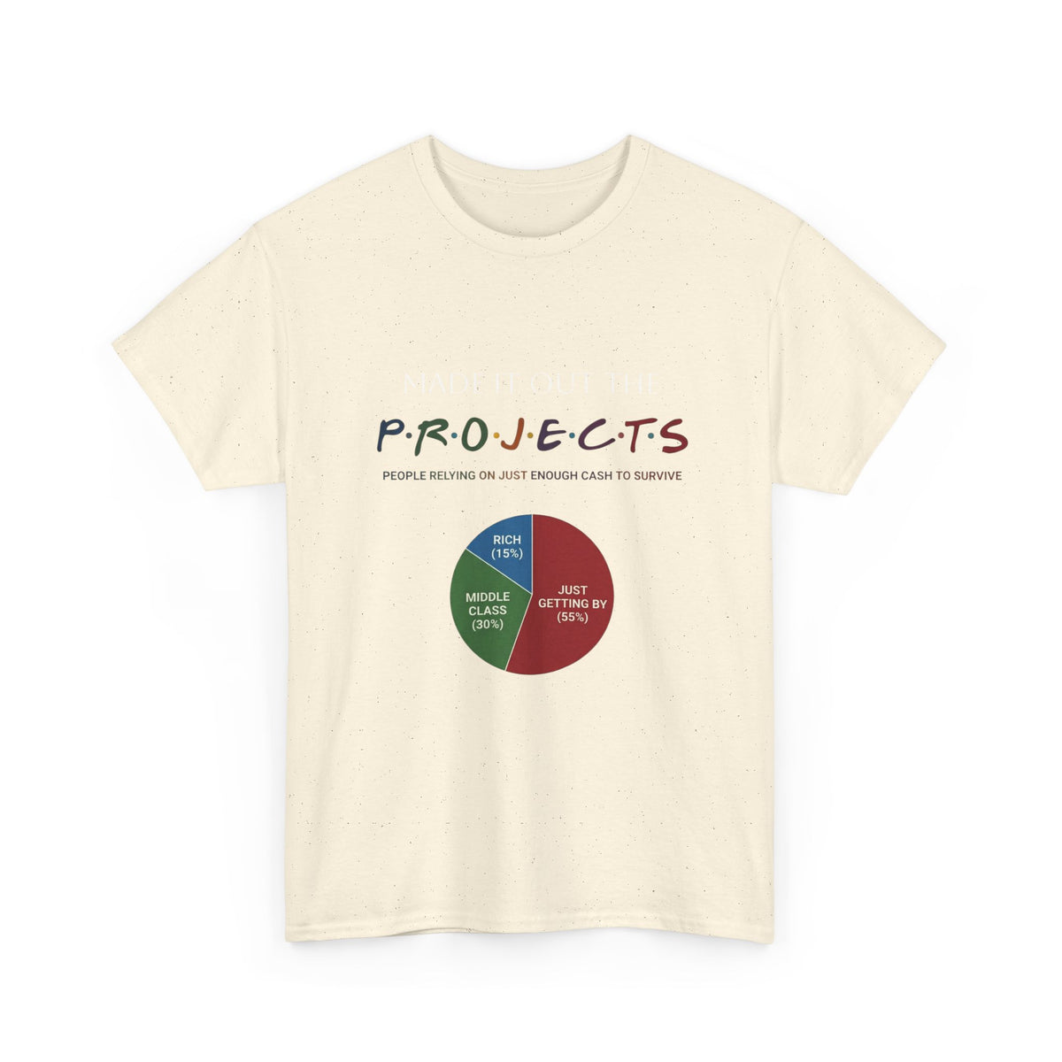 PROJECTS Graphic Tee — Minimalist 'P.R.O.J.E.C.T.S' Text Shirt