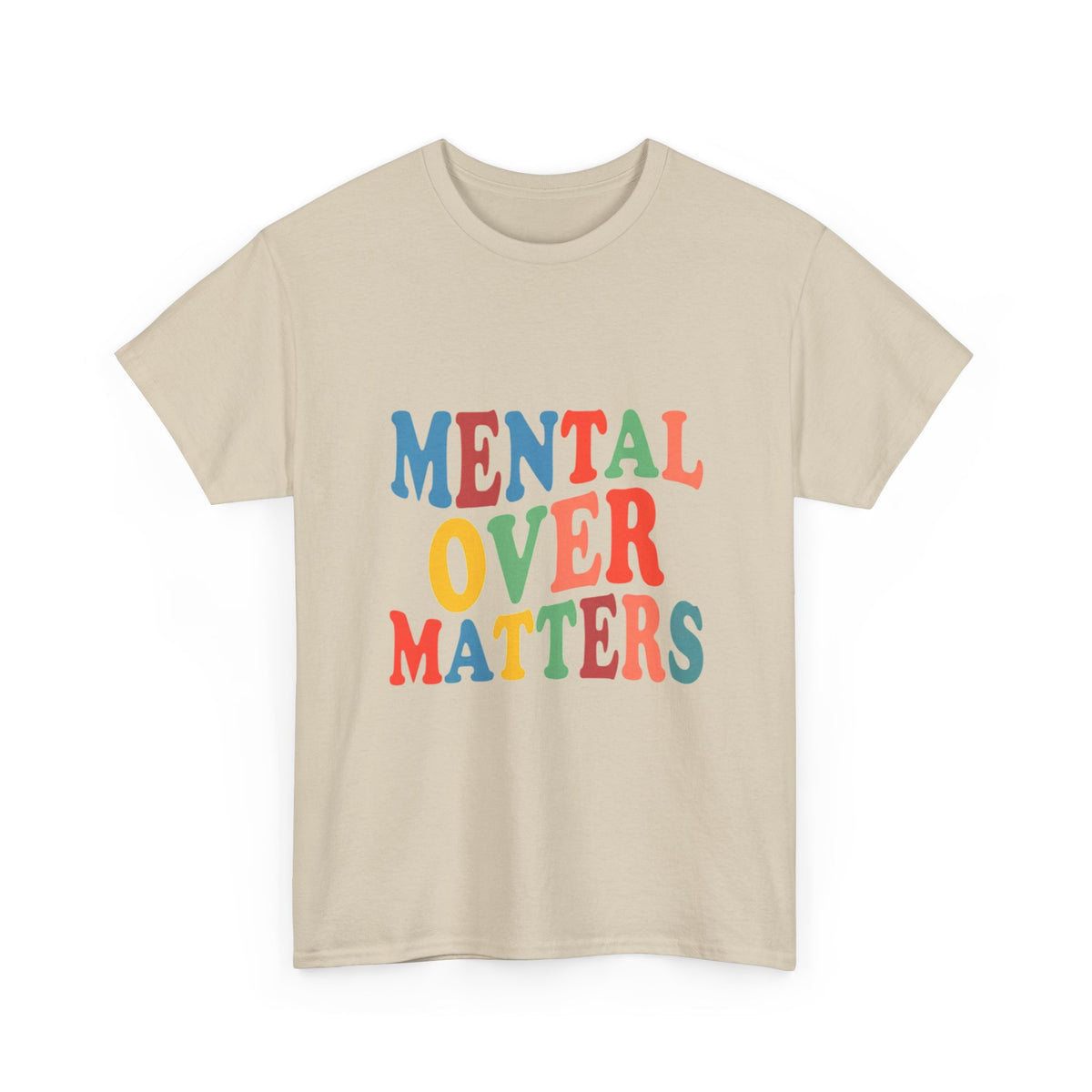 "Mental Over Matters" Colorful Mental Health Graphic Tee (See No Evil / Hear No Evil / Fear No Evil)