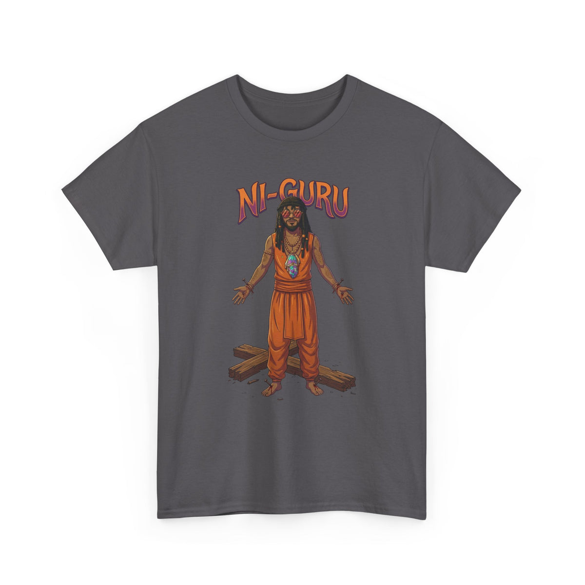 Ni-Guru Graphic Tee — Spiritual Guru Illustration T-Shirt