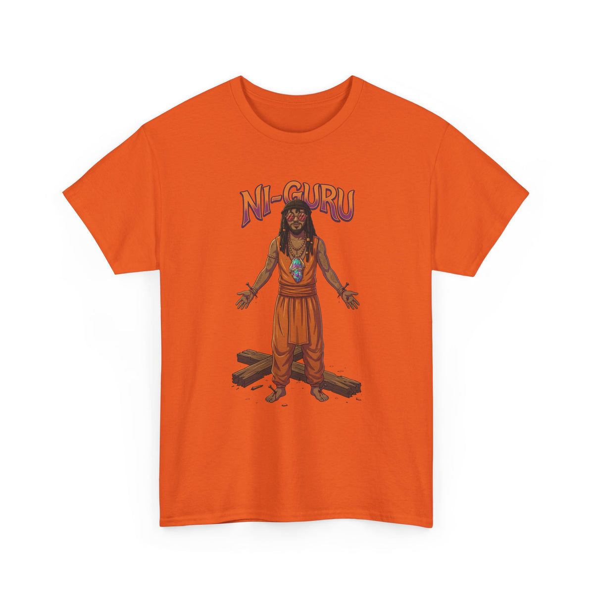 Ni-Guru Graphic Tee — Spiritual Guru Illustration T-Shirt