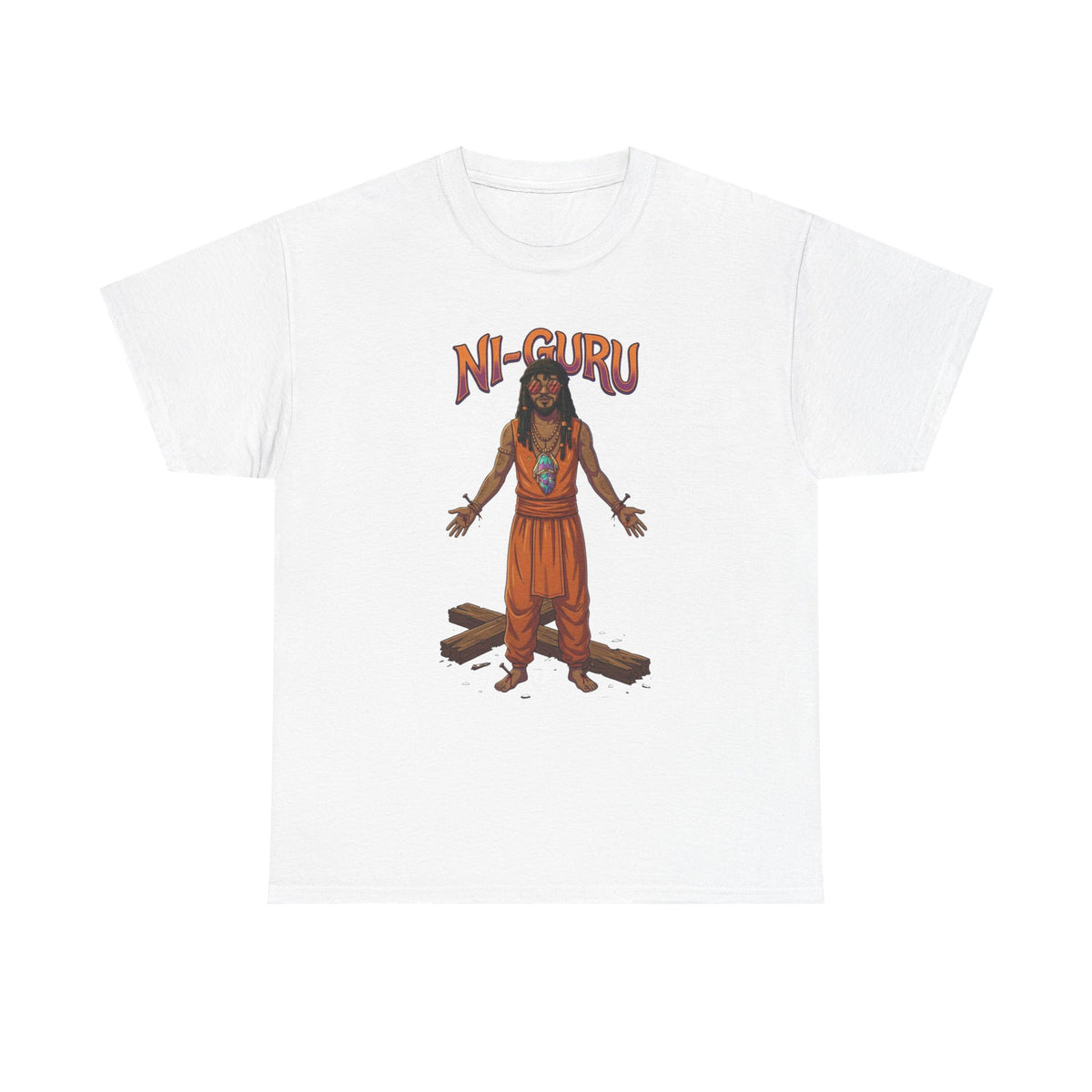 Ni-Guru Graphic Tee — Spiritual Guru Illustration T-Shirt