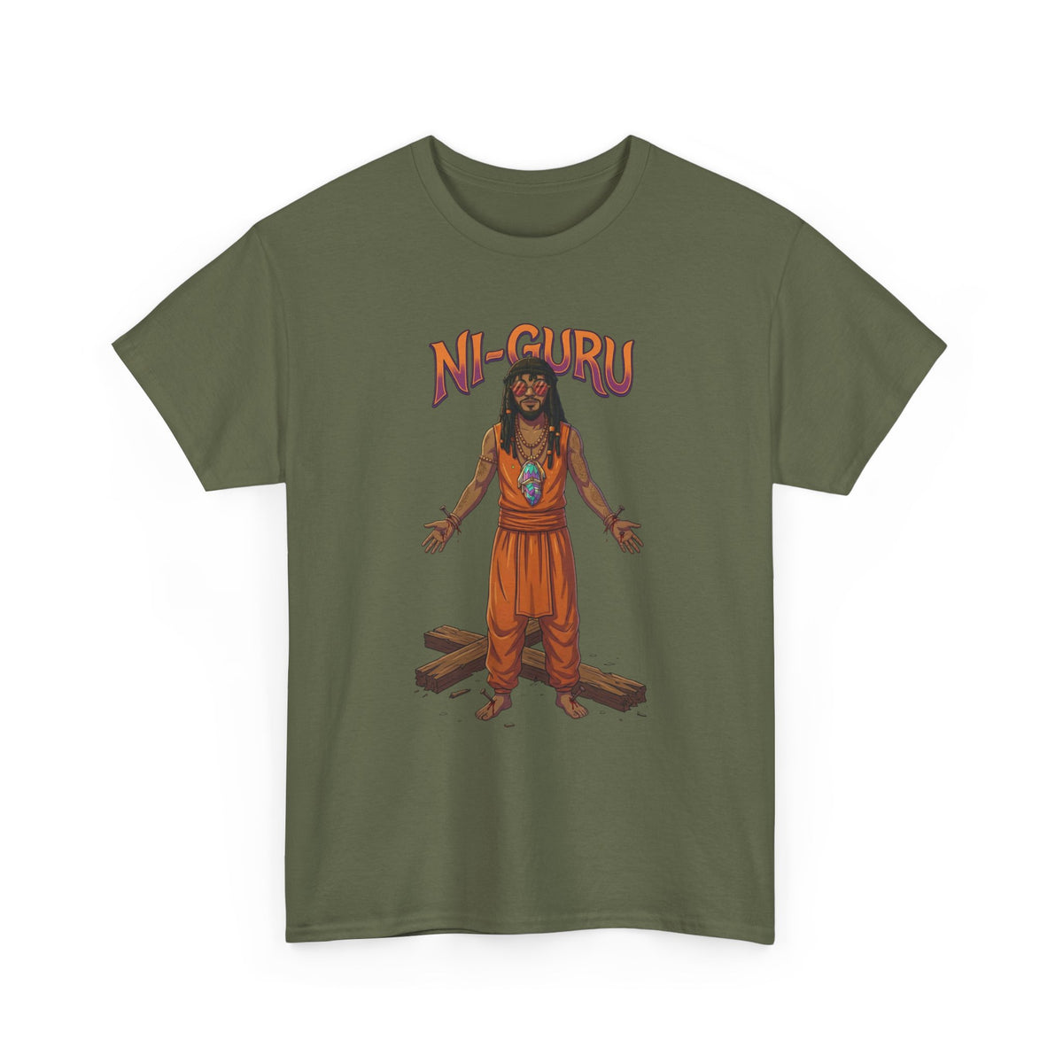 Ni-Guru Graphic Tee — Spiritual Guru Illustration T-Shirt