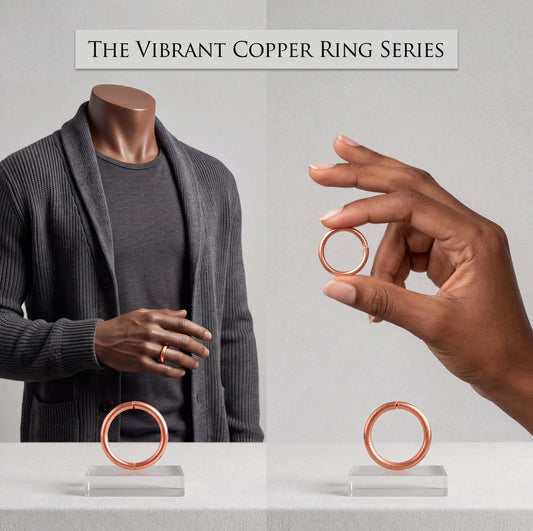 Pure Copper Ring Band