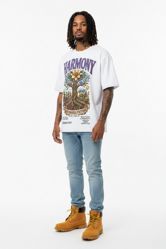 Oversized cotton t-shirt Harmony