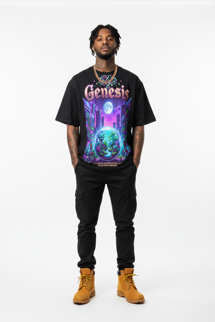 Oversized cotton t-shirt